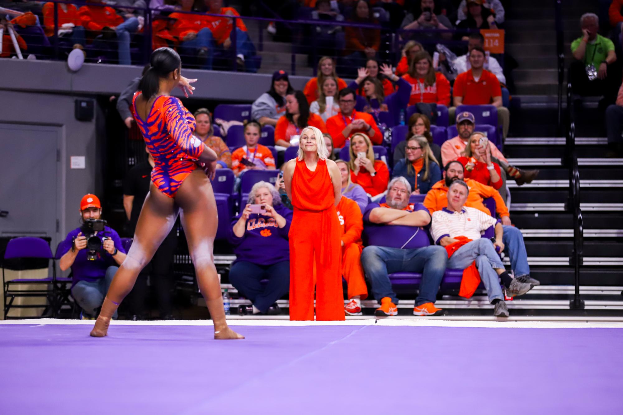 Gallery: Clemson Gymnastics Wins Inaugural Meet