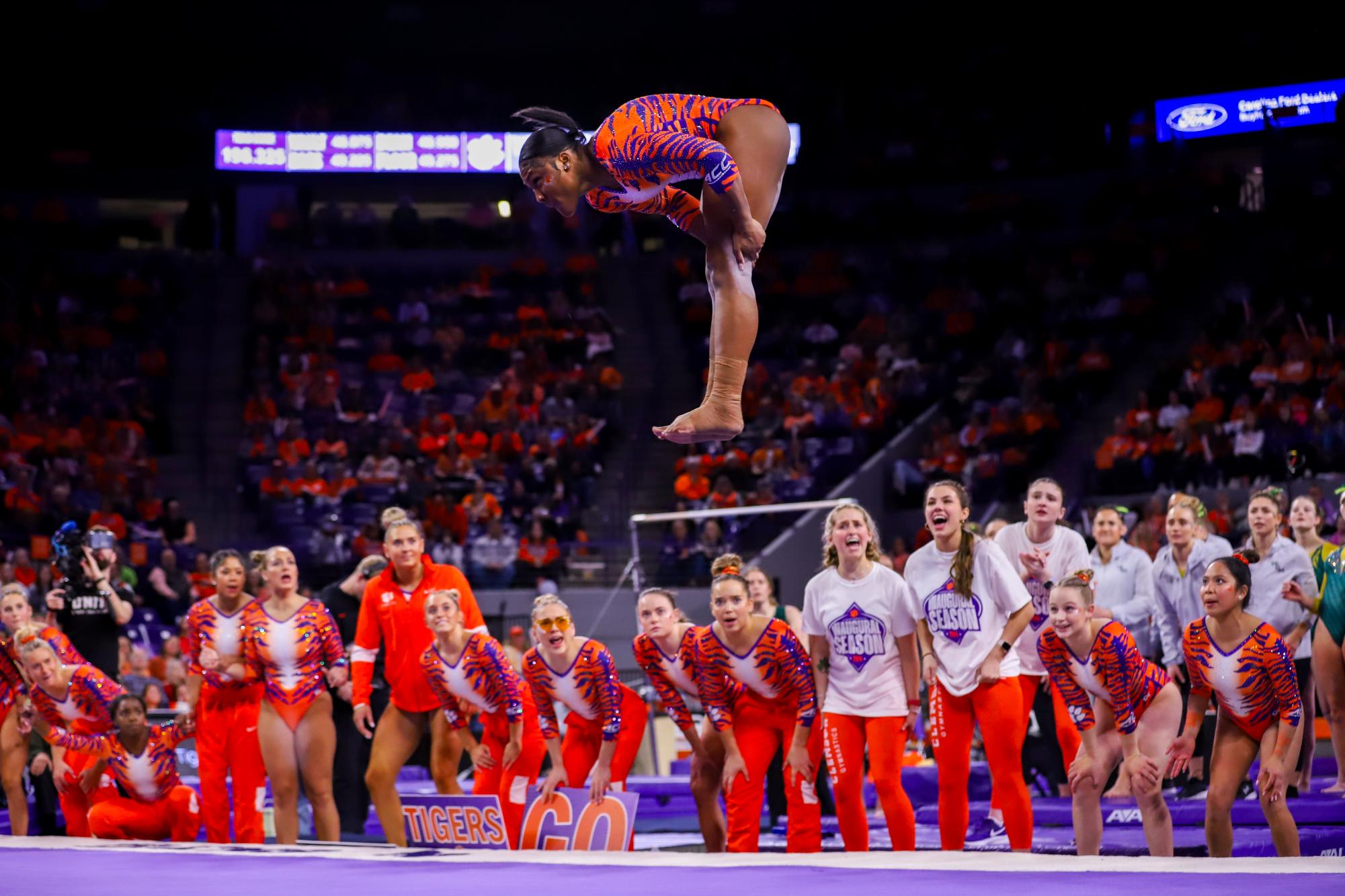 Gallery: Clemson Gymnastics Wins Inaugural Meet