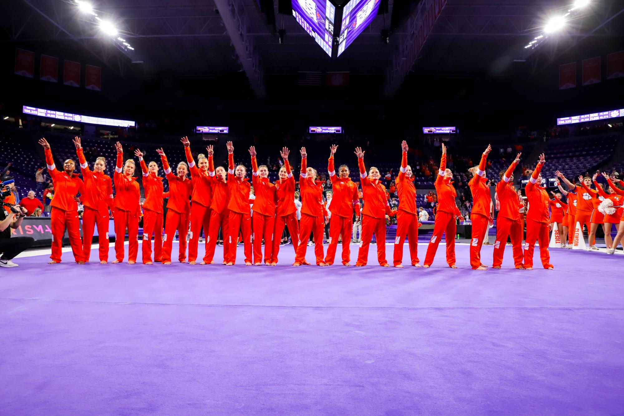 Gallery: Clemson Gymnastics Wins Inaugural Meet