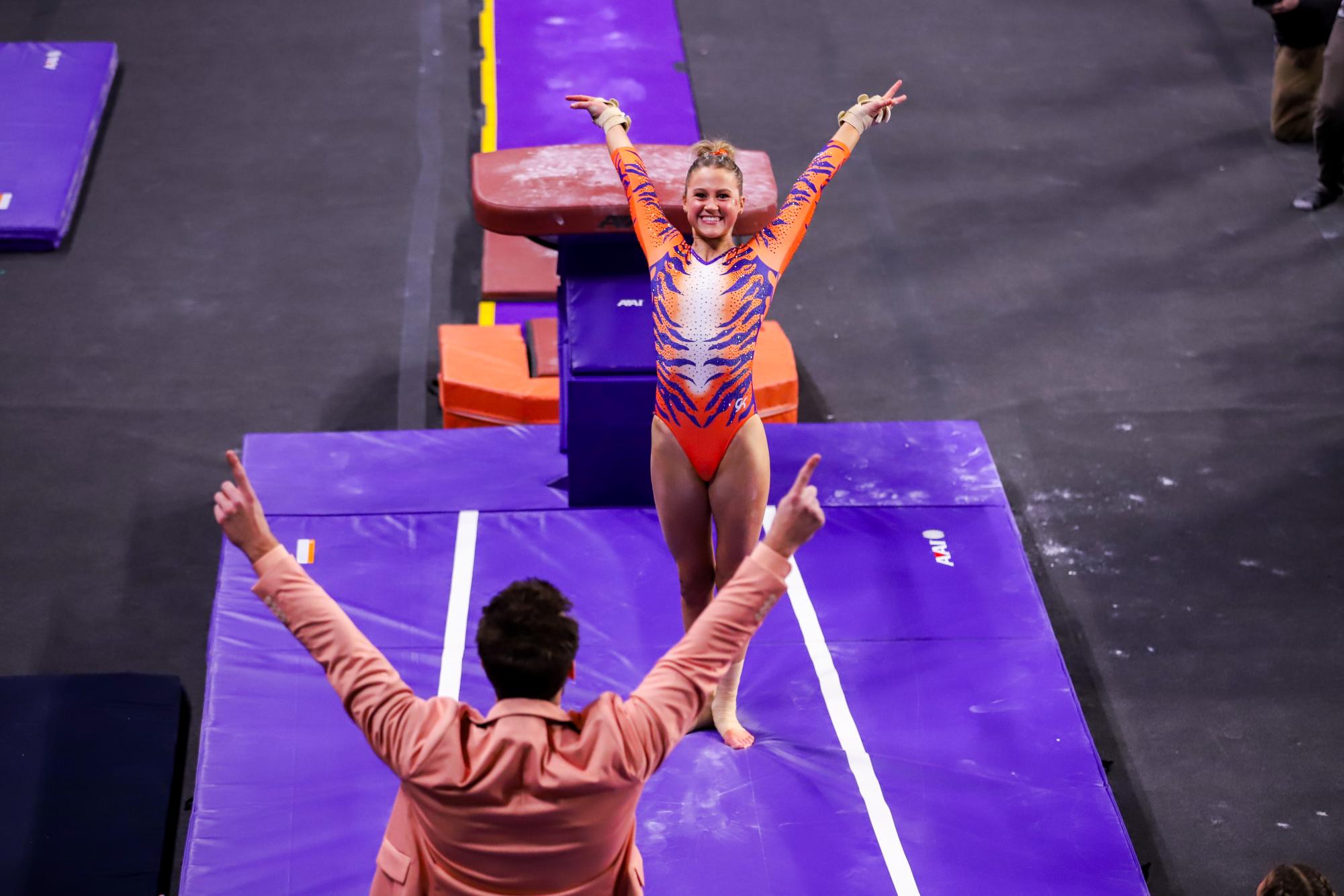 Gallery: Clemson Gymnastics Wins Inaugural Meet