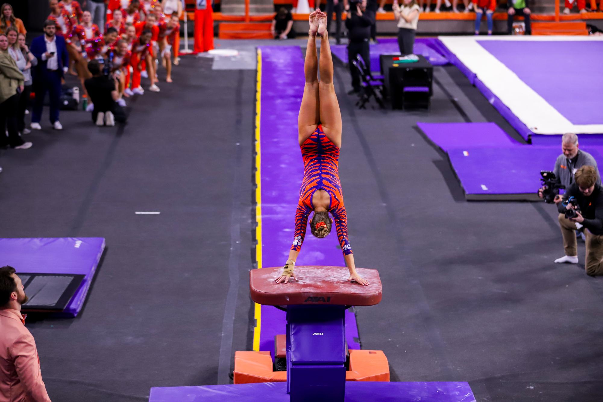 Gallery: Clemson Gymnastics Wins Inaugural Meet