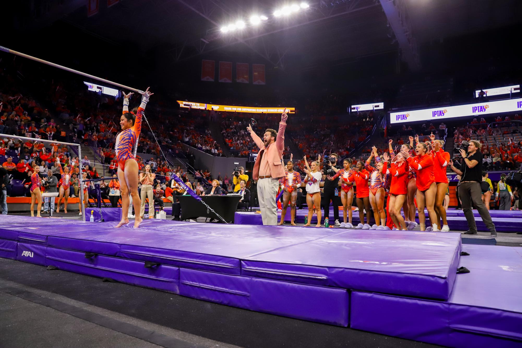Gallery: Clemson Gymnastics Wins Inaugural Meet