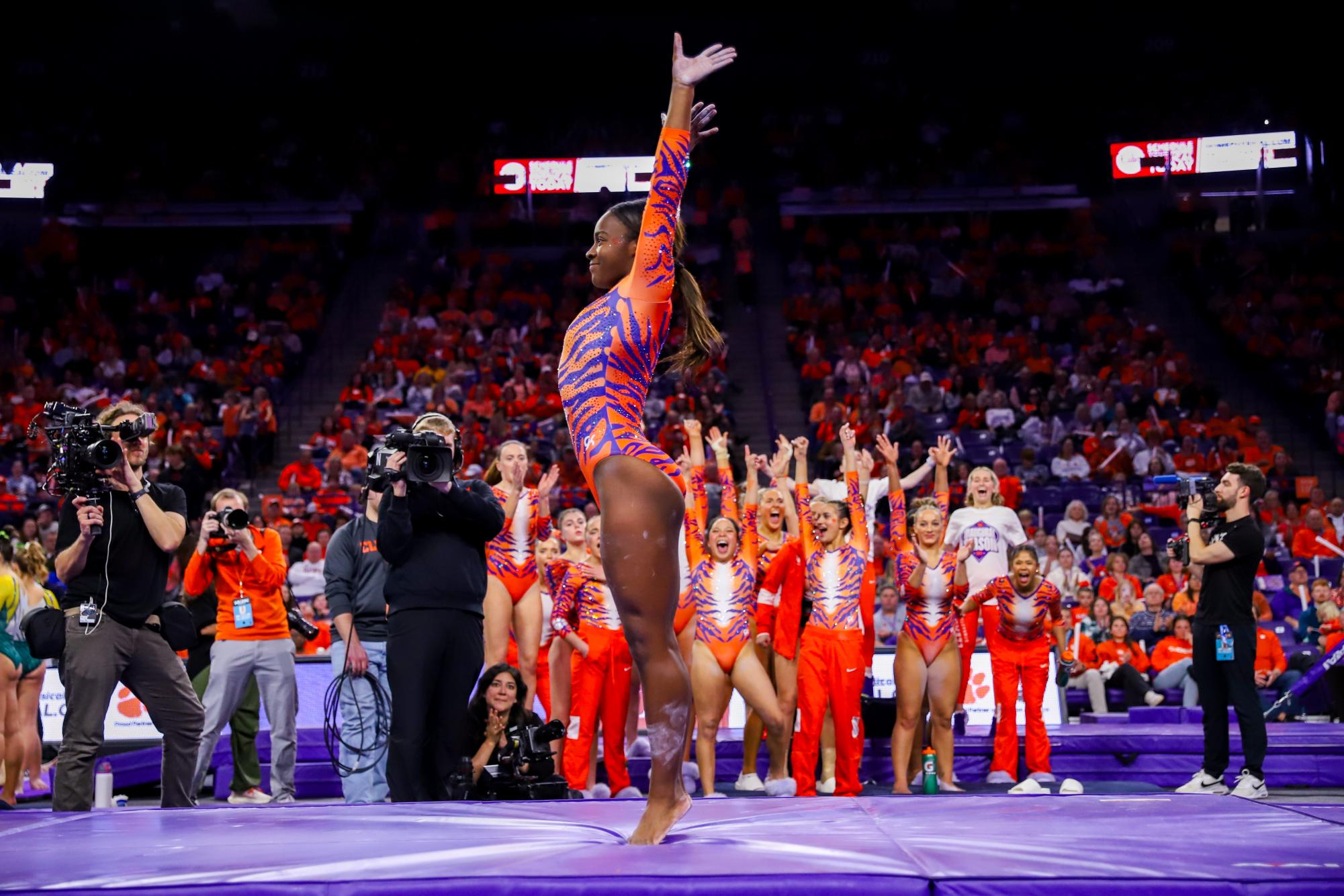 Gallery: Clemson Gymnastics Wins Inaugural Meet