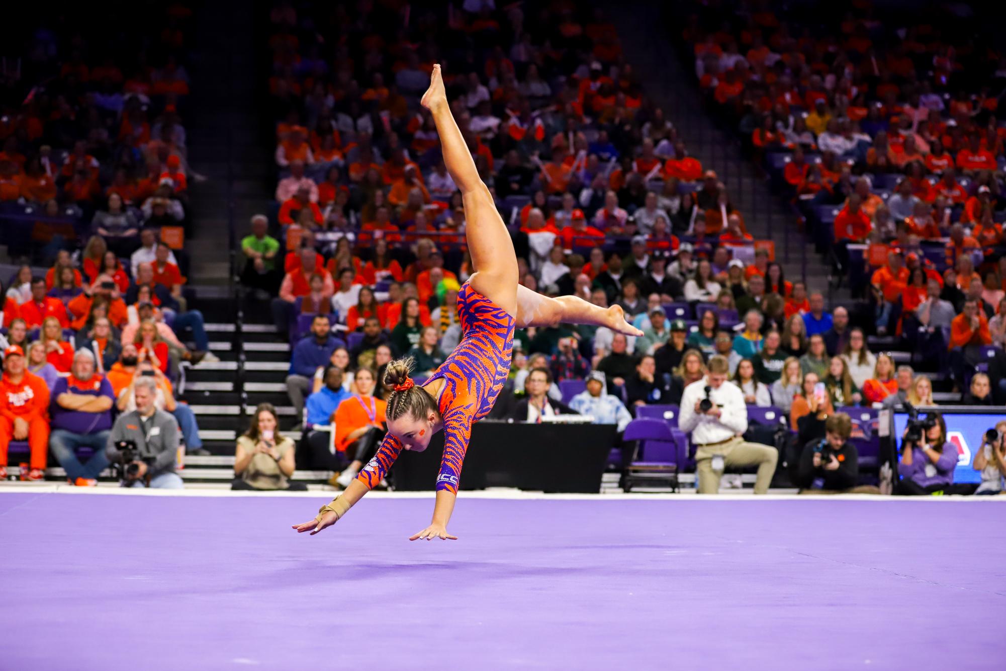 Gallery: Clemson Gymnastics Wins Inaugural Meet