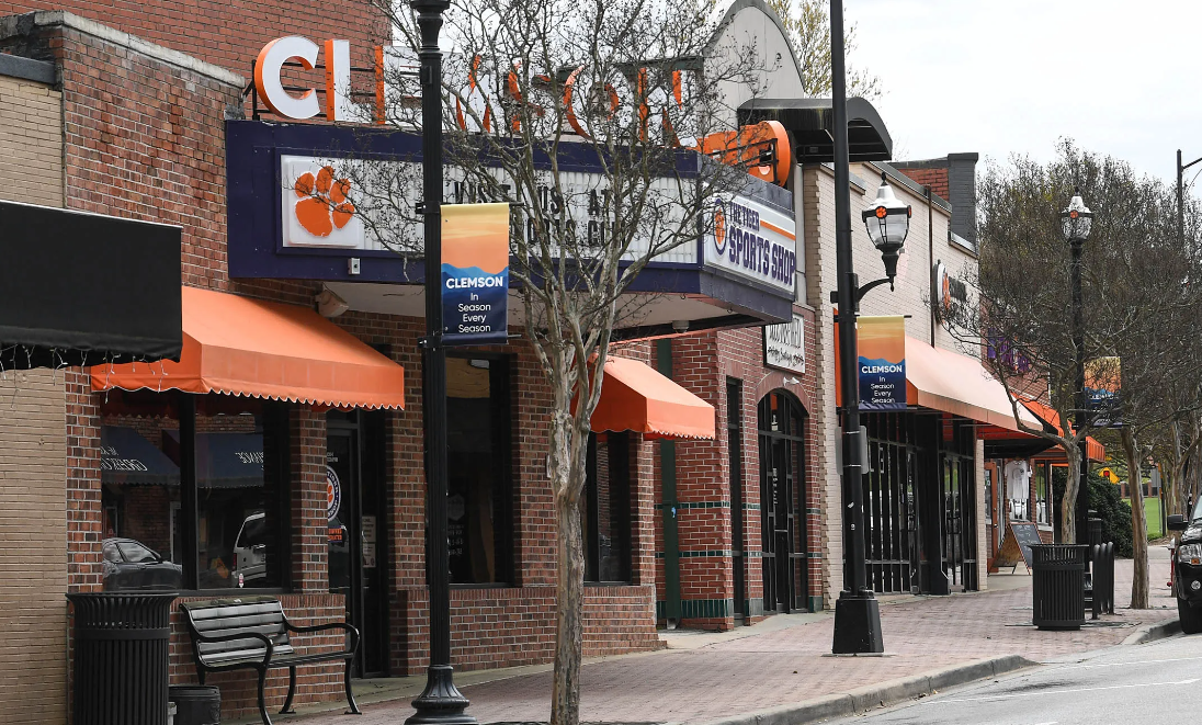 The program included various local boutiques and shops that are located in downtown Clemson.