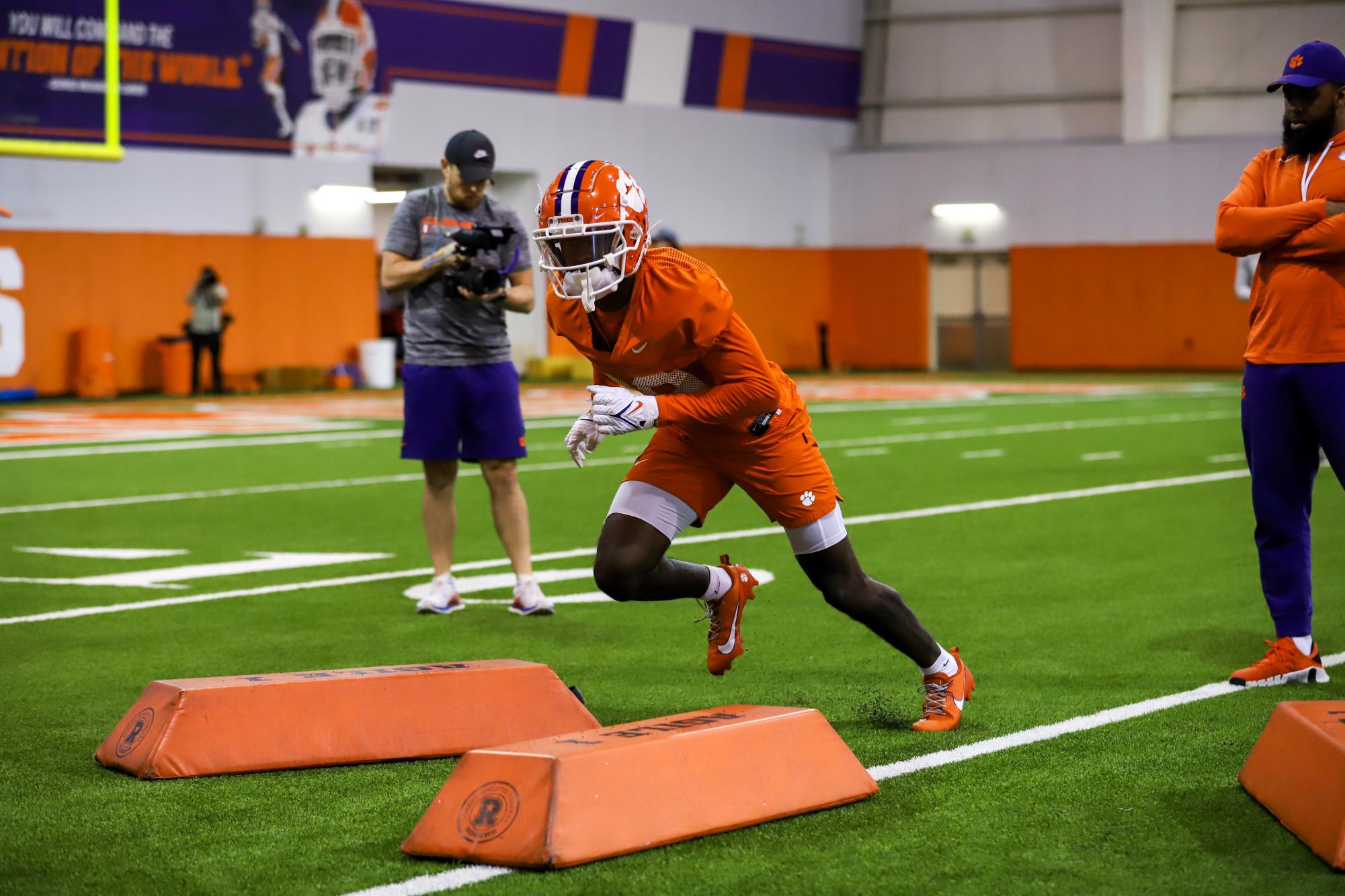 Check out some of The Tiger's best photos from the first day of spring practice for the Clemson football team.