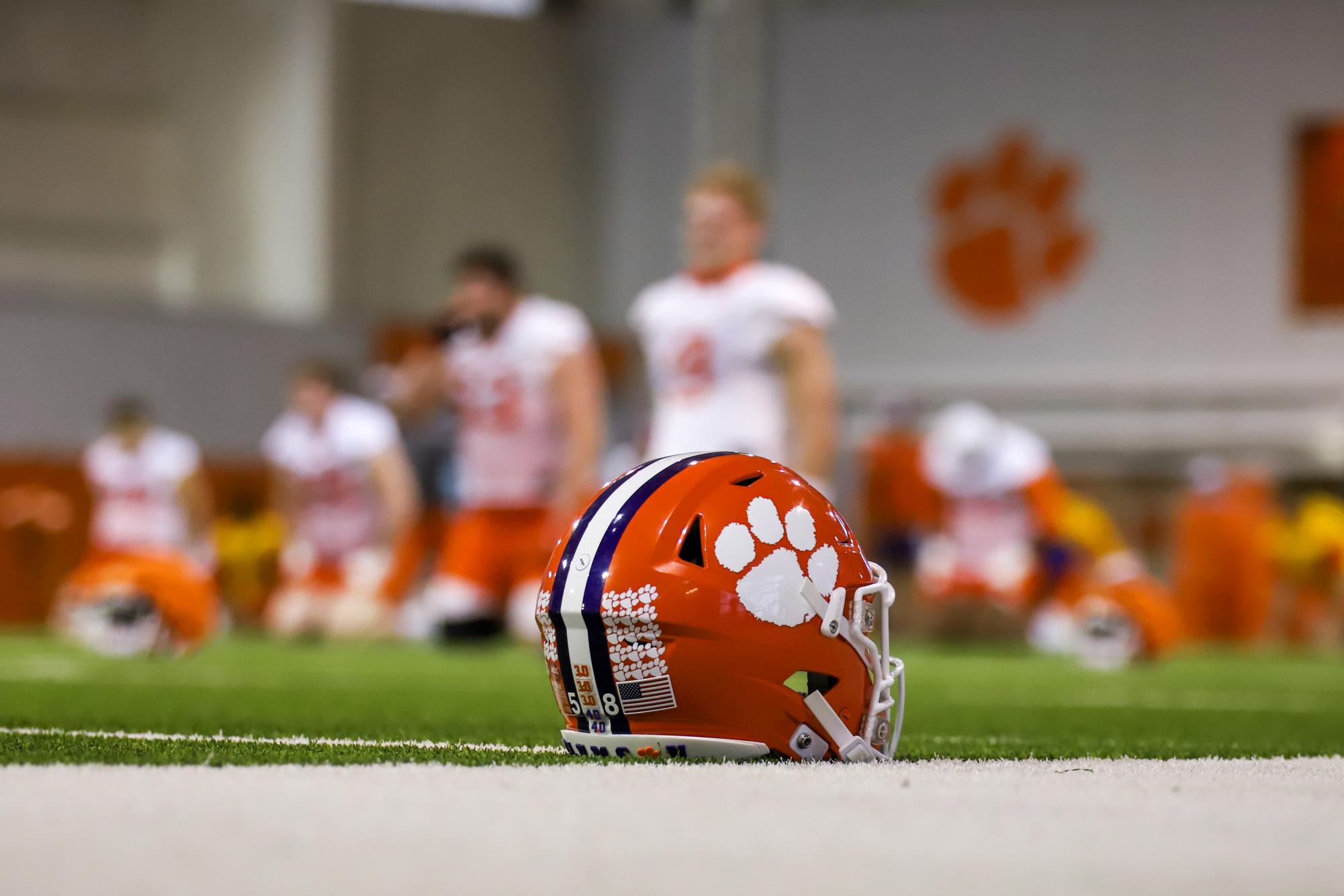 Check out some of The Tiger's best photos from the first day of spring practice for the Clemson football team.
