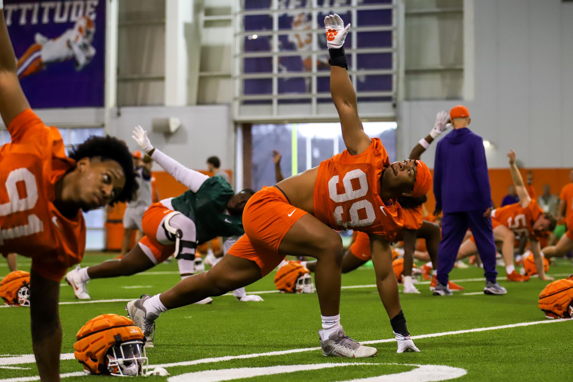 Check out some of The Tiger's best photos from the first day of spring practice for the Clemson football team.