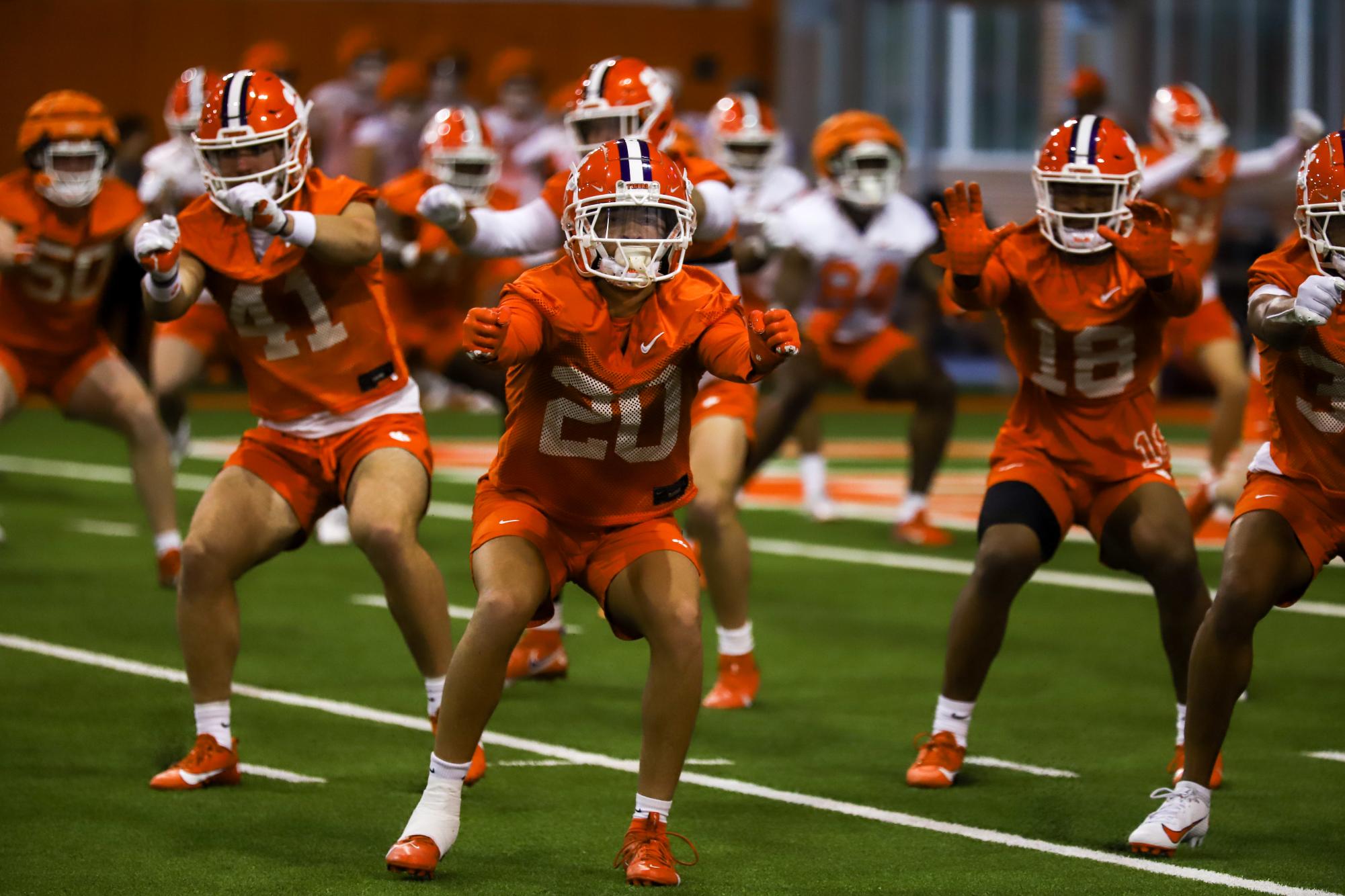 Check out some of The Tiger's best photos from the first day of spring practice for the Clemson football team.