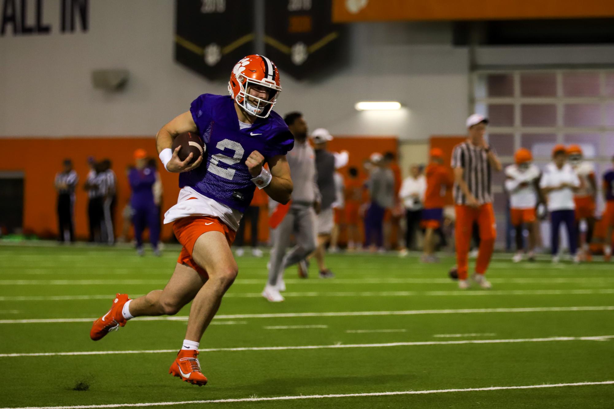 Check out some of The Tiger's best photos from the first day of spring practice for the Clemson football team.