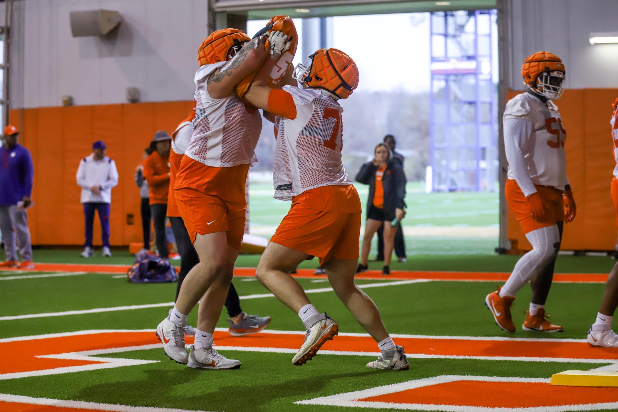 Check out some of The Tiger's best photos from the first day of spring practice for the Clemson football team.