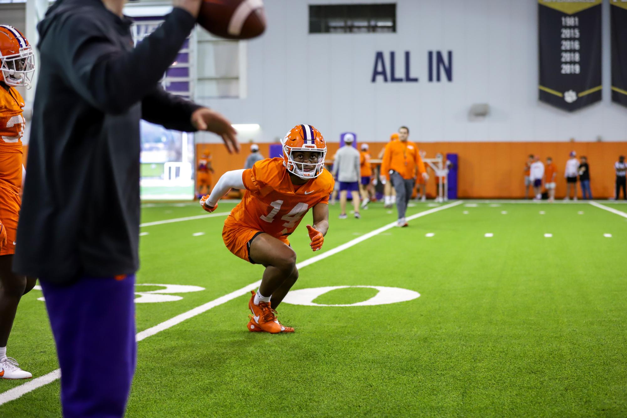 Check out some of The Tiger's best photos from the first day of spring practice for the Clemson football team.