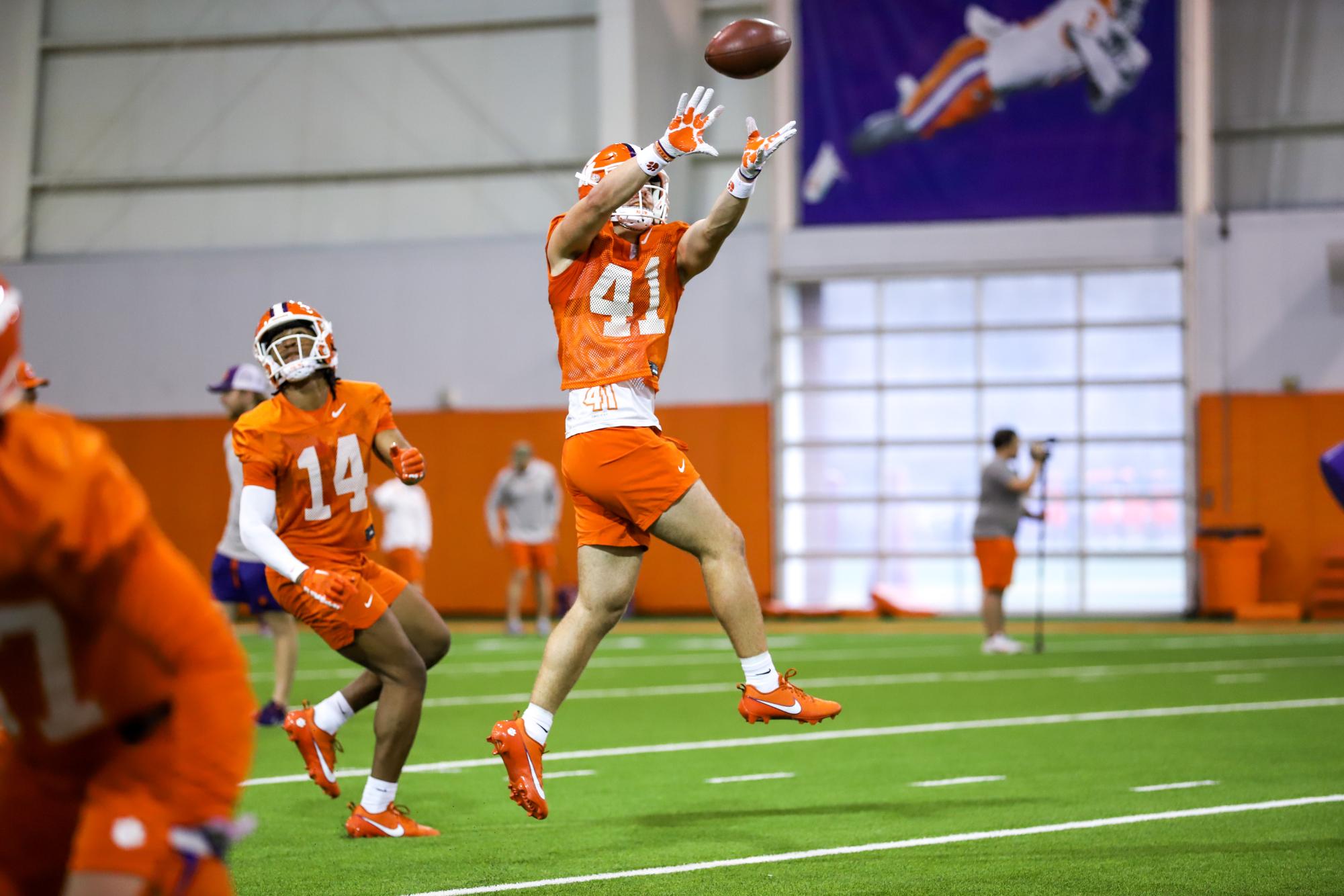 Check out some of The Tiger's best photos from the first day of spring practice for the Clemson football team.