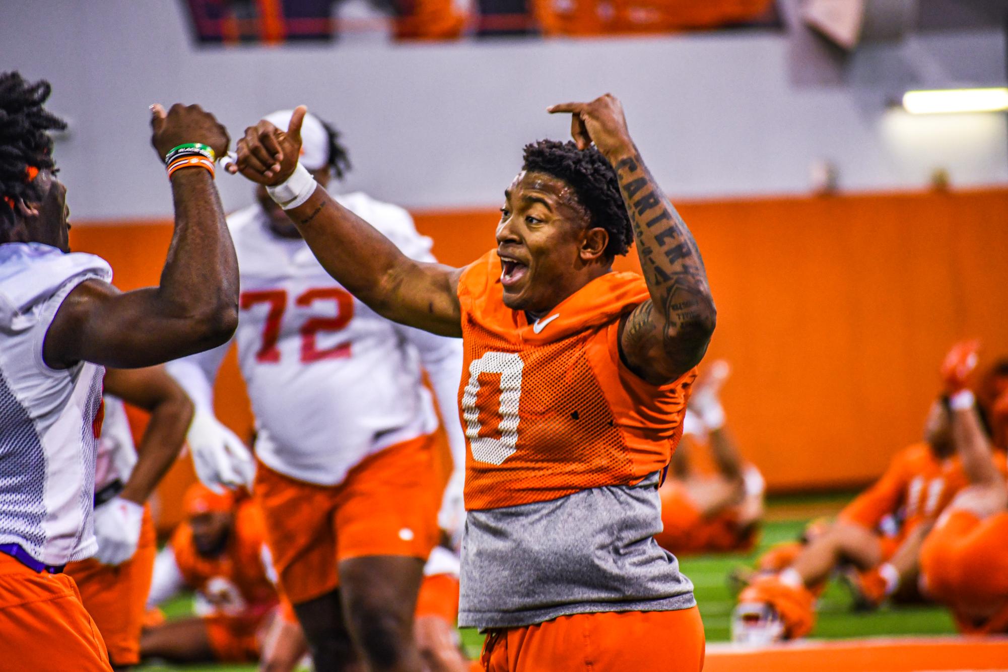 Check out some of The Tiger's best photos from the first day of spring practice for the Clemson football team.
