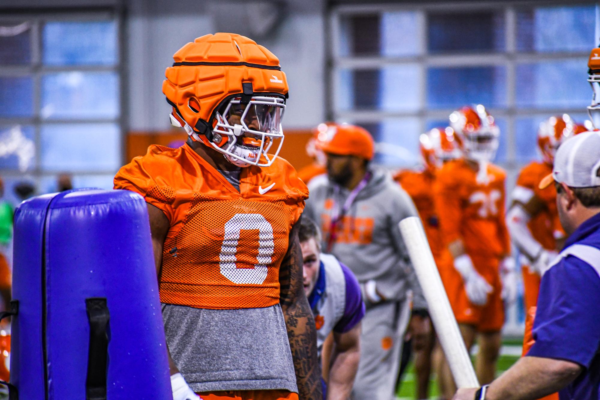 Check out some of The Tiger's best photos from the first day of spring practice for the Clemson football team.