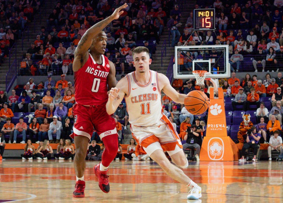 Clemson guard Joseph Girard III led the way for the Tigers, scoring a team-high 23 points against the Wolfpack.