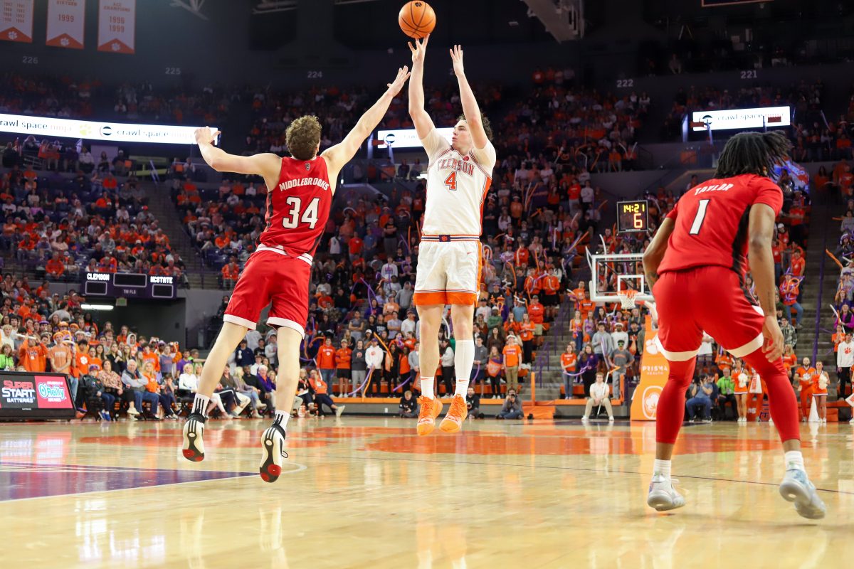 Schieffelin makes a jumper against former teammate Ben Middlebrooks in last months ACC matchup against NC State.