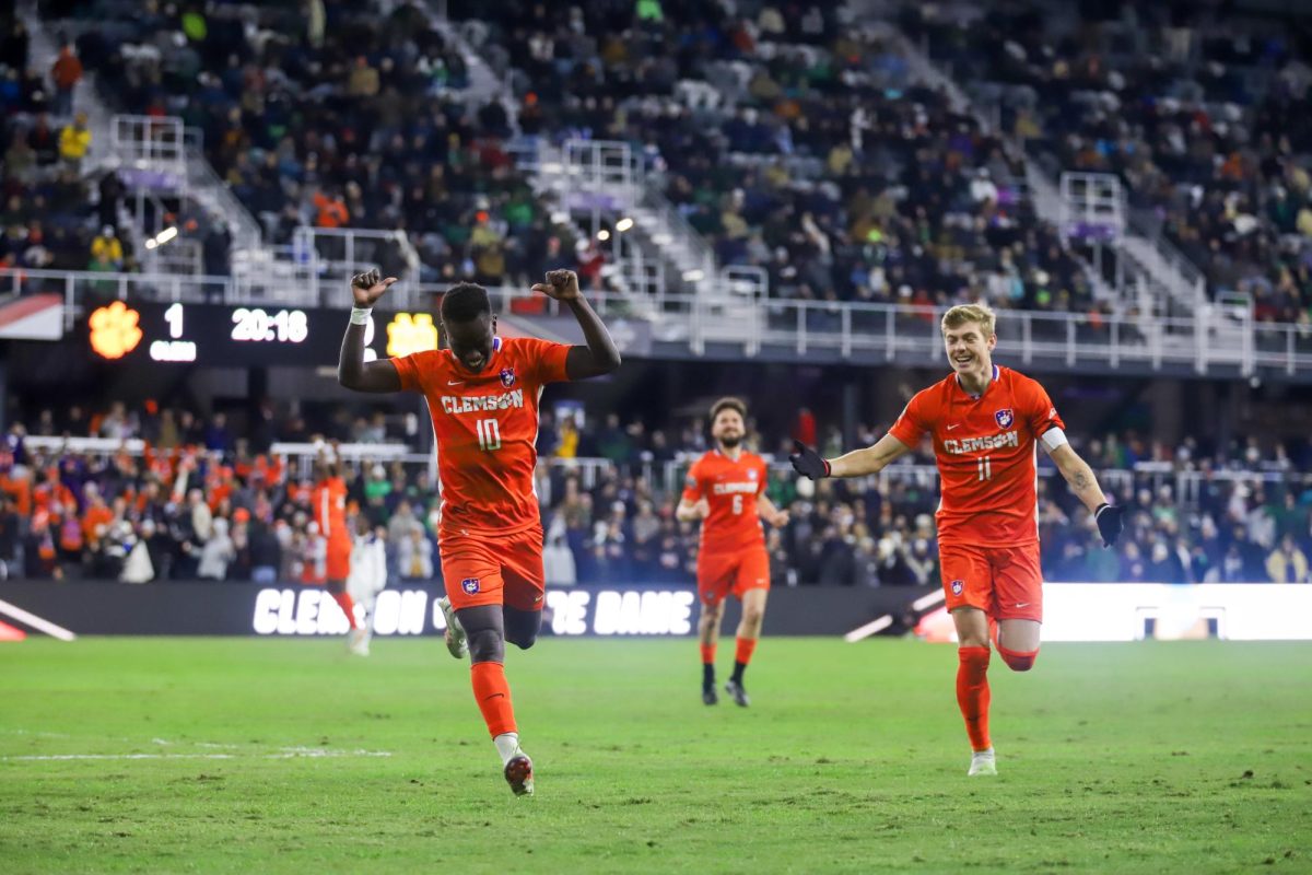 The Clemson men’s soccer team defeated Notre Dame by a score of 2-1 to win this year’s College Cup National Championship.
