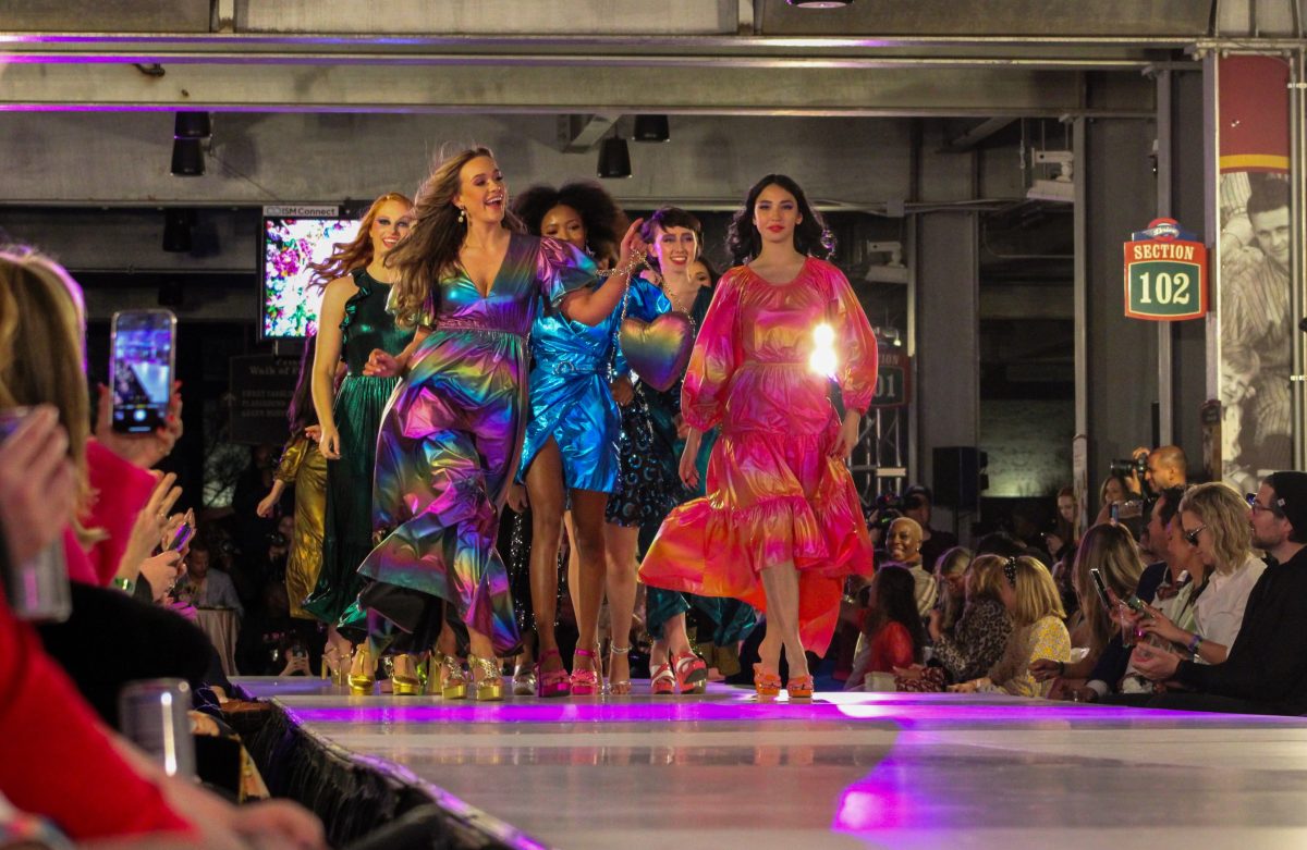 Models shined brightly in Laura Citron's designs at Greenville Fashion Week.