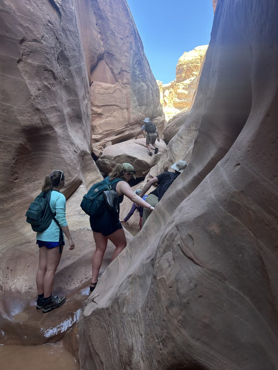 A Clemson geology field trip explores the twisting sandstone of Ding and Dang Slot Canyon in southern Utah.