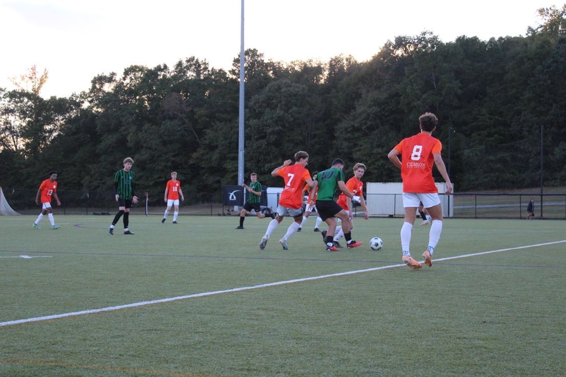 The Clemson club soccer team traveled to Knoxville, Tennessee, to compete in a tournament at the University of Tennessee. 