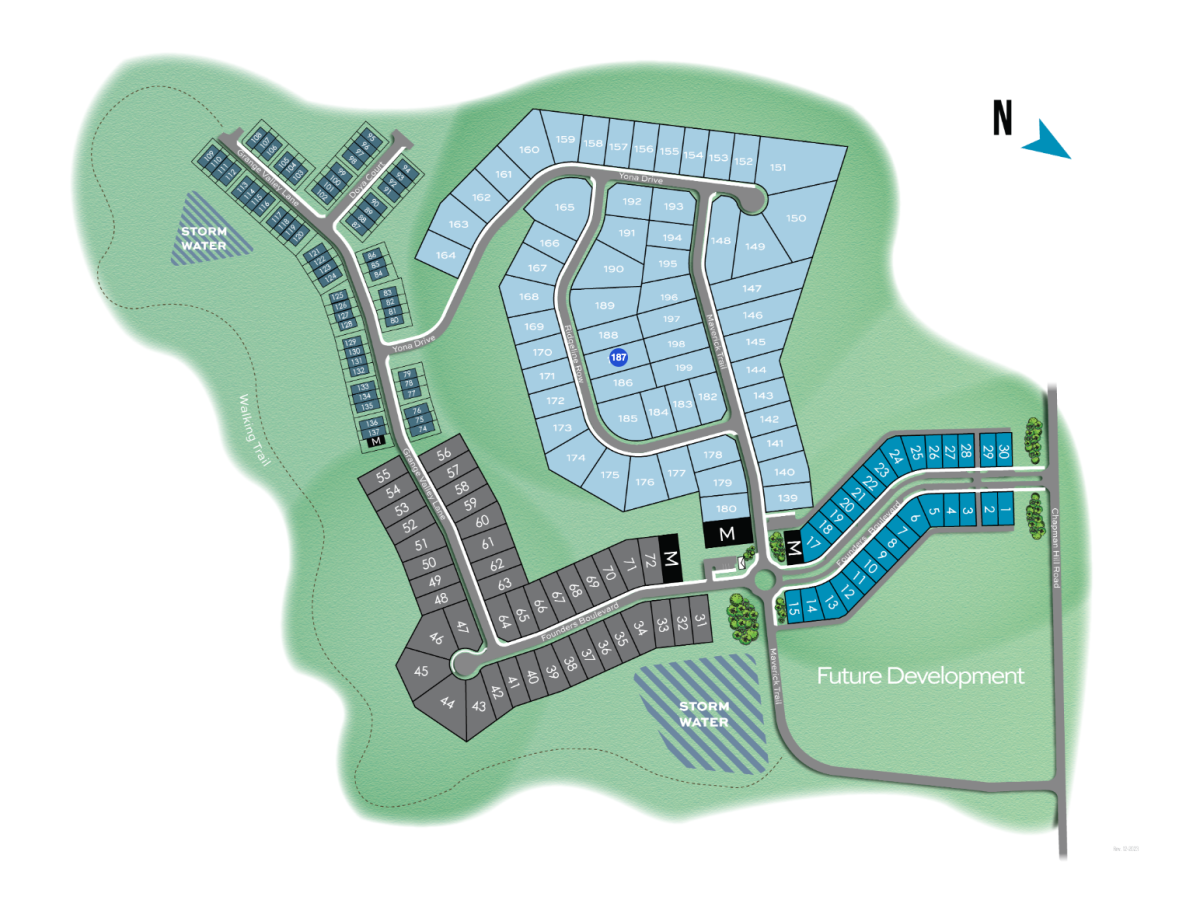 The Grange Clemson site plan currently.