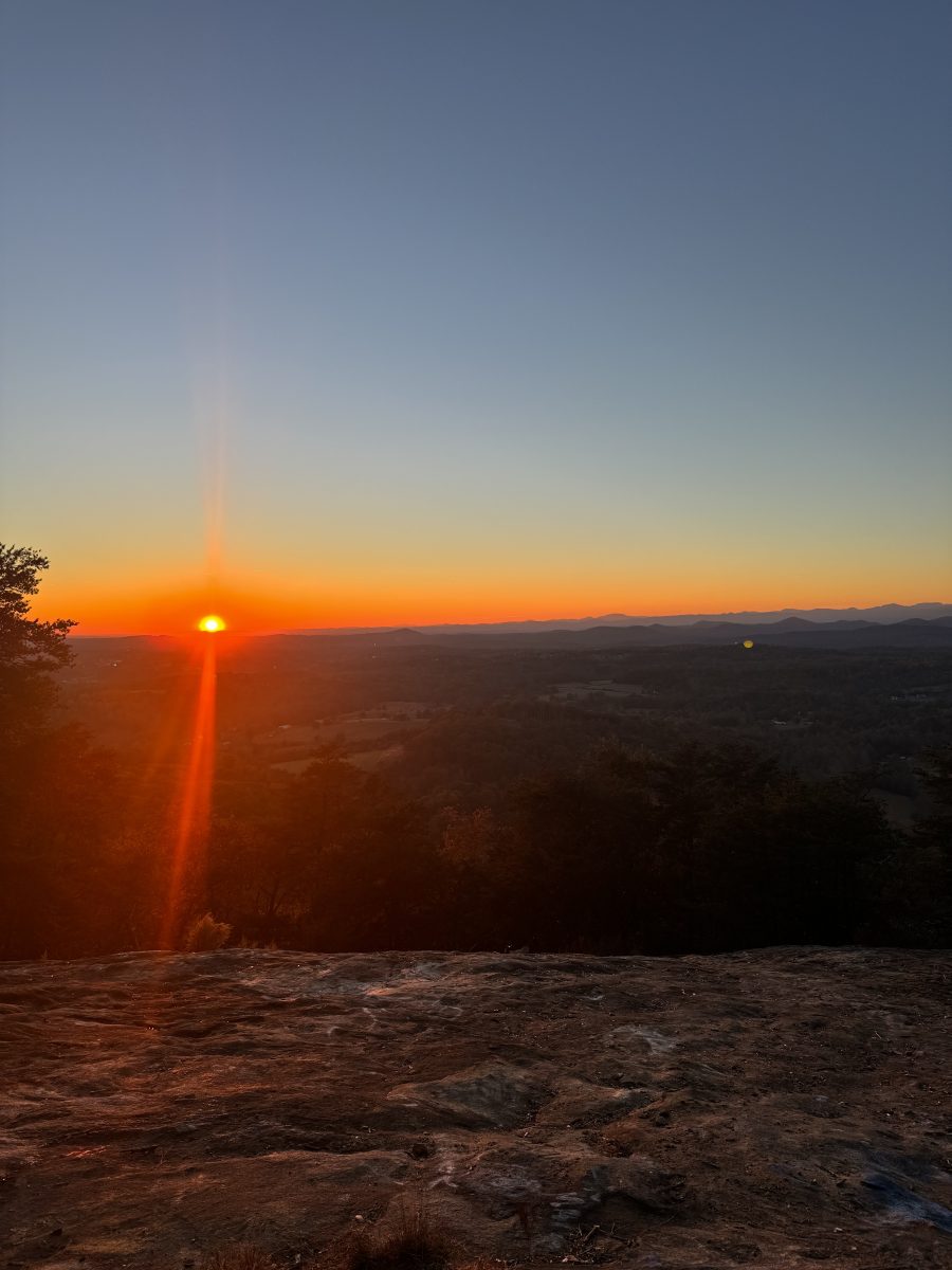 Glassy Mountain, located just outside Pickens, makes for a beautiful view of the Upstate.