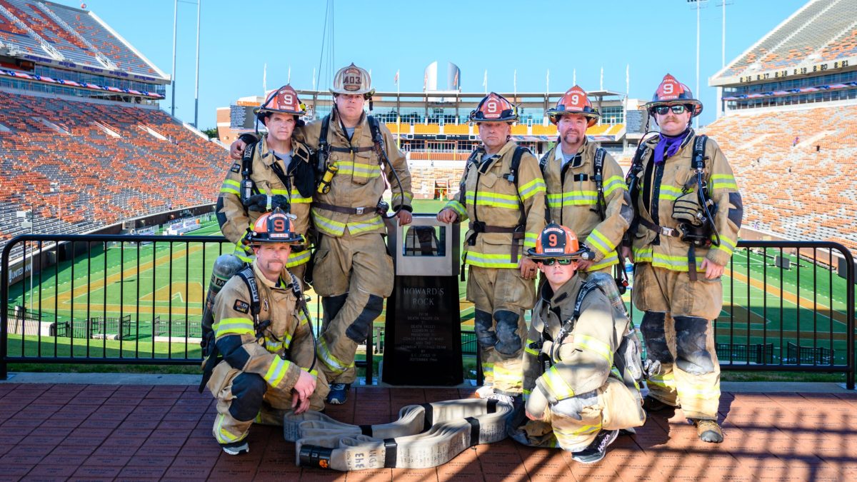 Clemson University Fire Department participated in the 2024 memorial climb. 