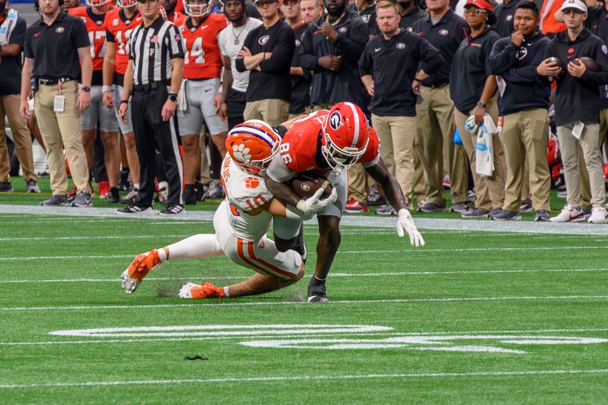 Clemson and Georgia were equal regarding tackling, as both teams had 50 tackles on the day.