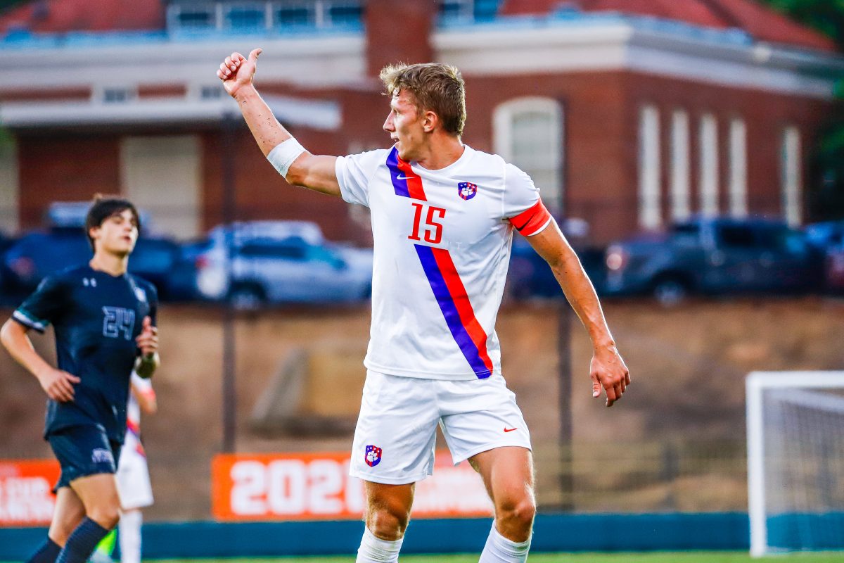 Graduate Alex Meinhard claimed the team's first hat trick of the season against Syracuse with three goals in the first period.