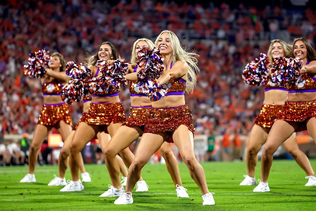 The Clemson spirit squads focus on spirit and tradition when performing at various athletic events.