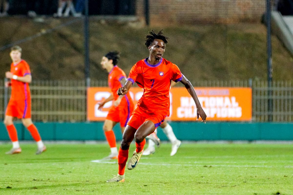 Clemson forward Wahabu Musah scored two goals in the Tigers' win over Providence in the second round of the NCAA Tournament. 