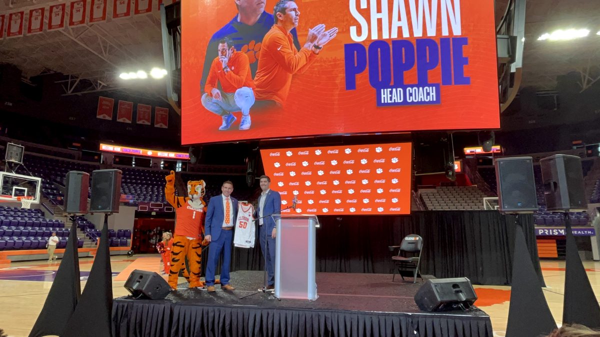 Head coach Shawn Poppie began his Clemson career with a win on Monday afternoon over Jackson State at Littlejohn Coliseum. 