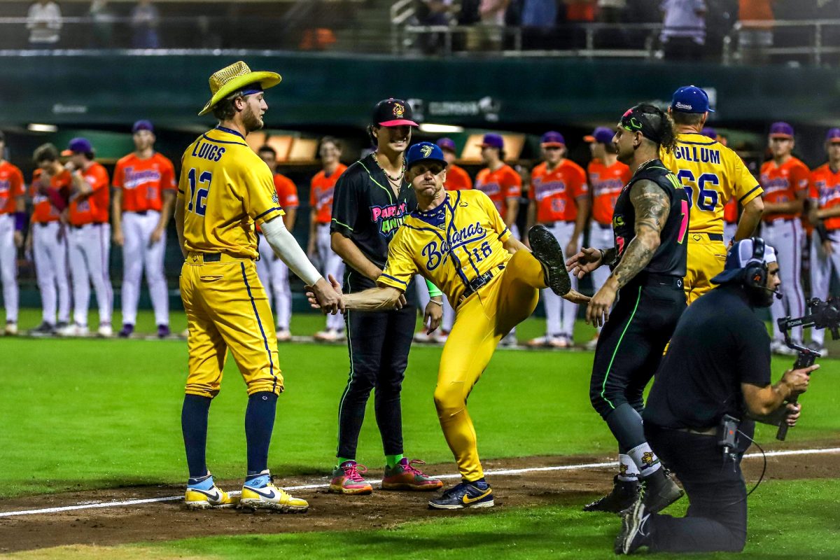 Following a scrimmage with the Clemson baseball team in November, Memorial Stadium will host the Savannah Bananas and the Party Animals on April 26.