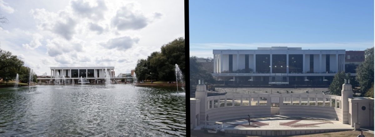 The Reflection Pond is one of the most significant construction projects currently taking place on campus.