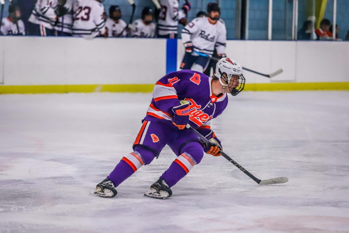 Forward Sully Kopf changes direction during Clemson's game against the Ole Miss Rebels on Feb. 1.