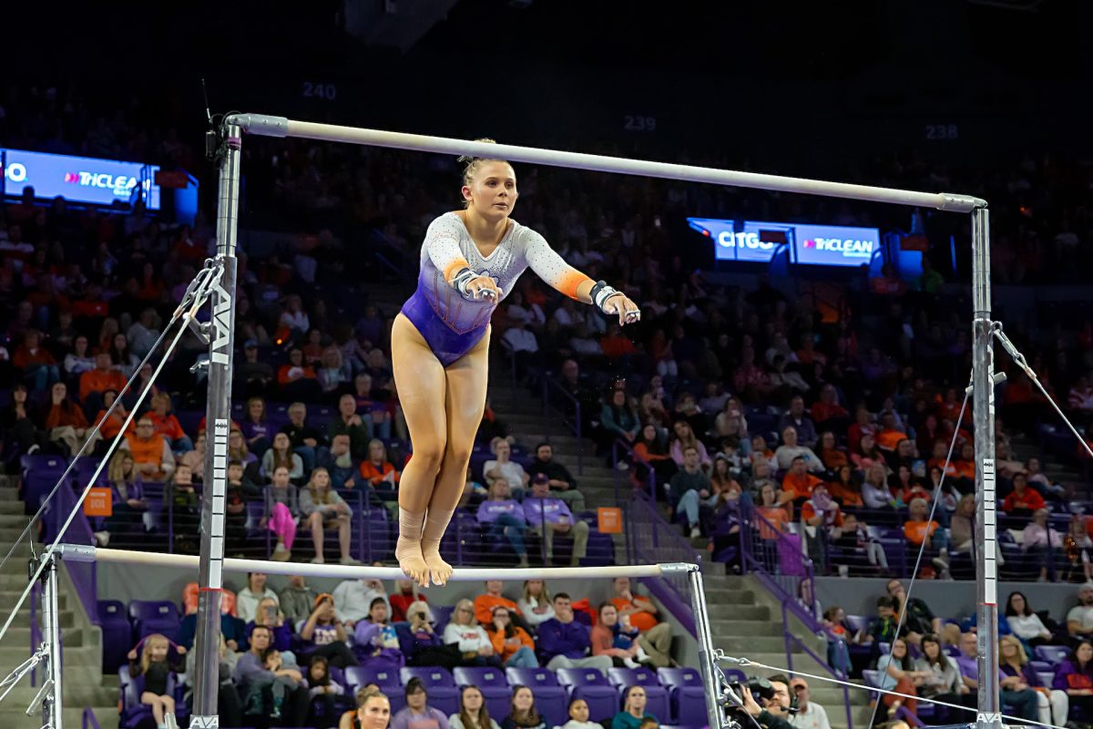 Clemson gymnast Rebecca Wells has won the accolade of Best Female Athlete for the second year in a row. 