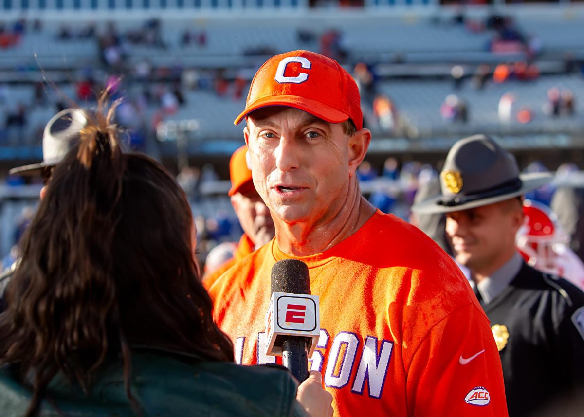 Head coach Dabo Swinney is one of the most recognizable faces in Clemson athletics.