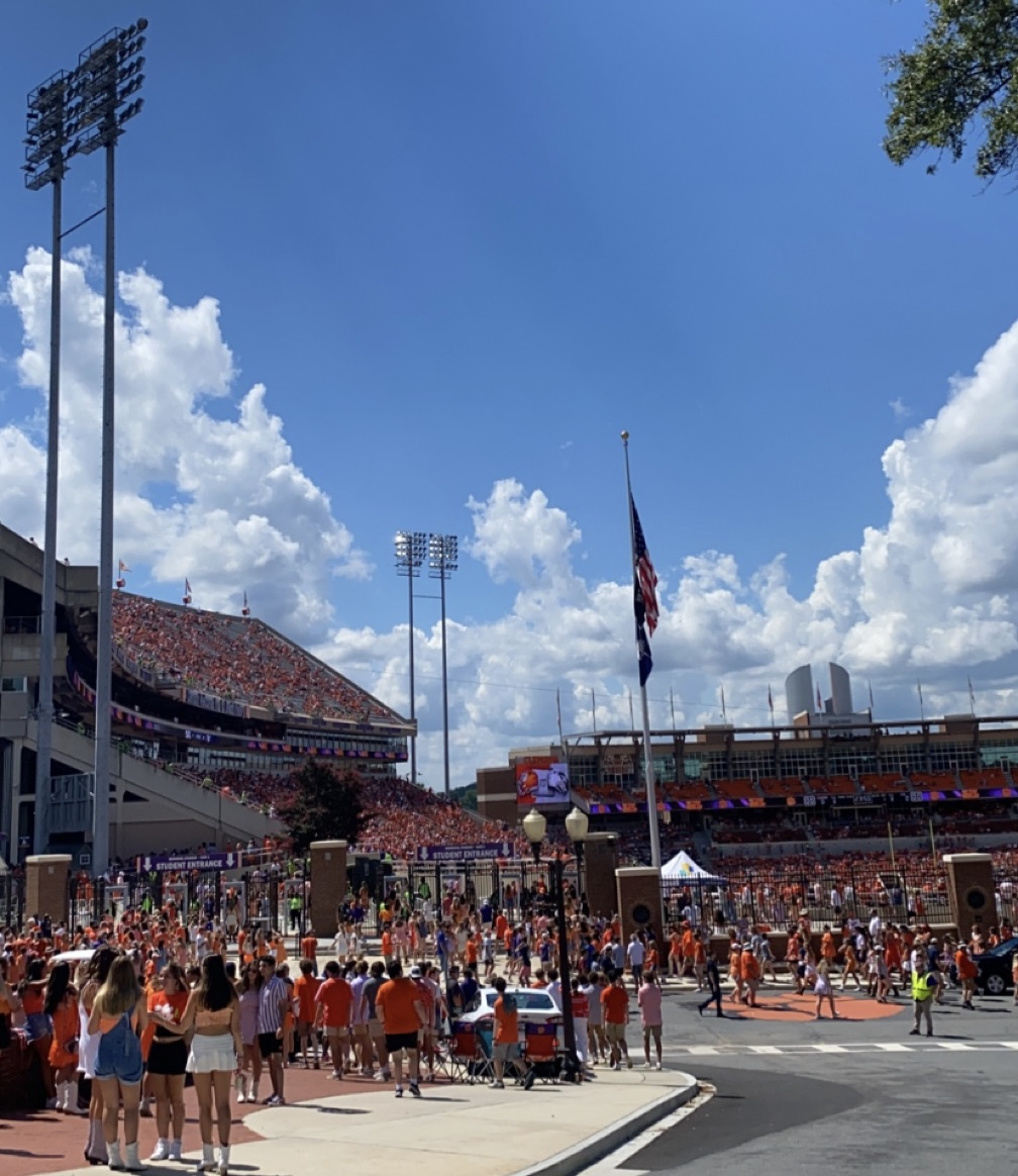 During Clemson's fall semester, Tiger Prowl is held at Memorial Stadium.