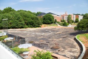The Reflection pond still has not been refilled even after construction is complete. 