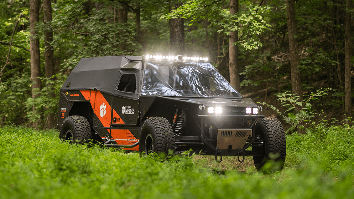 Deep Orange 16 is an emergency response vehicle that was created in collaboration with Clemson University and the U.S. Army.