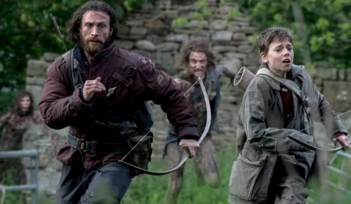 Aaron Taylor-Johnson and Alfie Williams star in "28 Years Later," one of the best films of the summer.