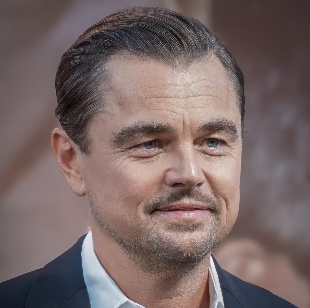 Leonardo DiCaprio, who plays Bob Ferguson in "One Battle After Another," pictured at the film's world premiere.