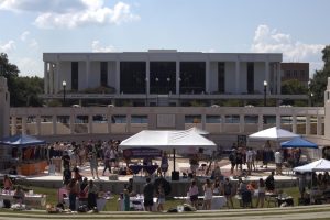 Student vendors gathered at Clemson's outdoor amphitheater for the Blue Ridge Market on Sept. 19.