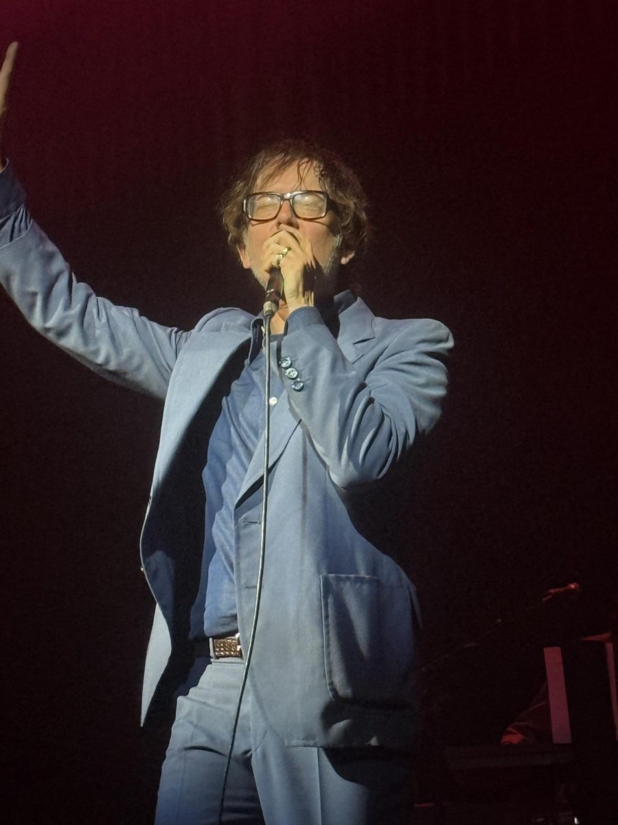 Pulp frontman Jarvis Cocker performs "Spike Island" at the Tabernacle in Atlanta.