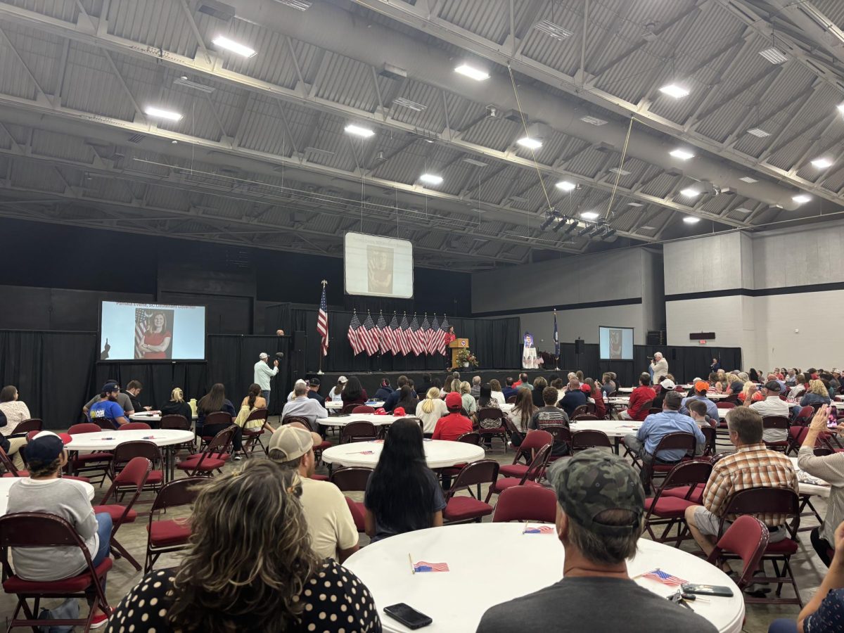 South Carolina Lt. Gov. Pamela Evette spoke at the vigil in honor of Charlie Kirk. 