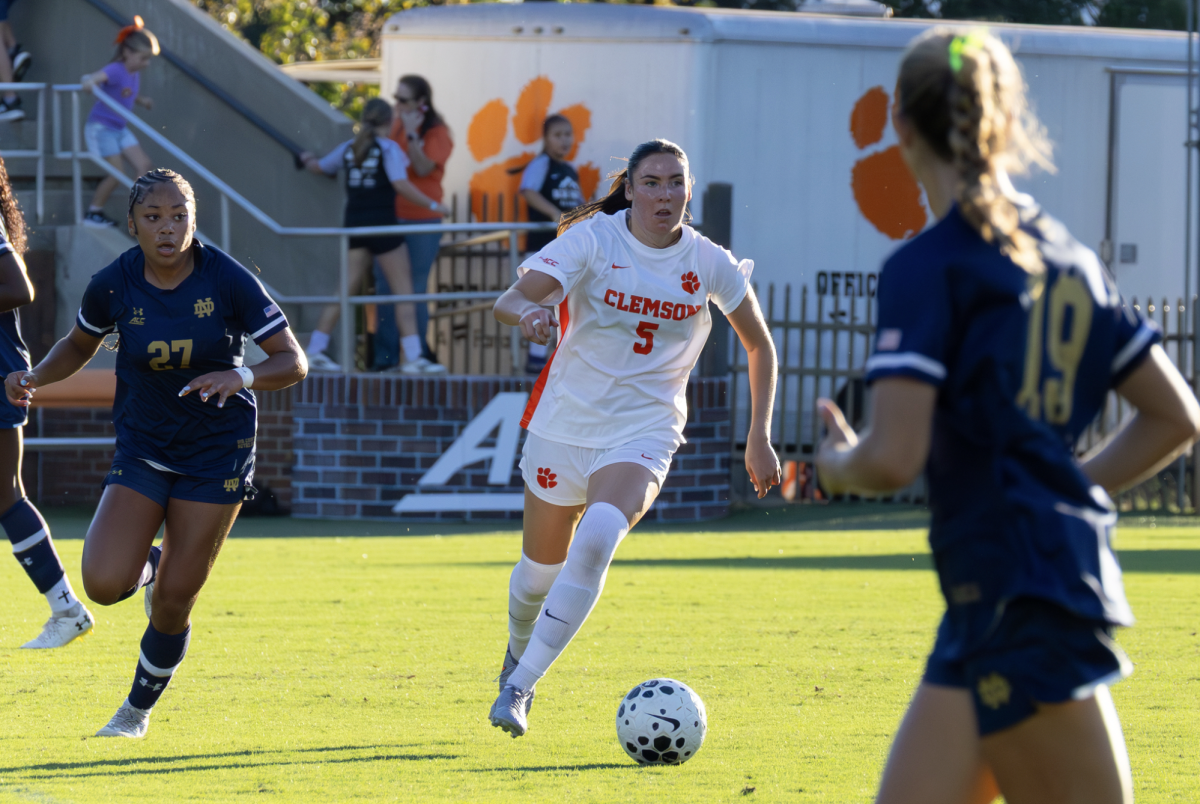 Emily Brough played a critical role in Clemson's success against Syracuse, delivering the equalizing goal early in the matchup.