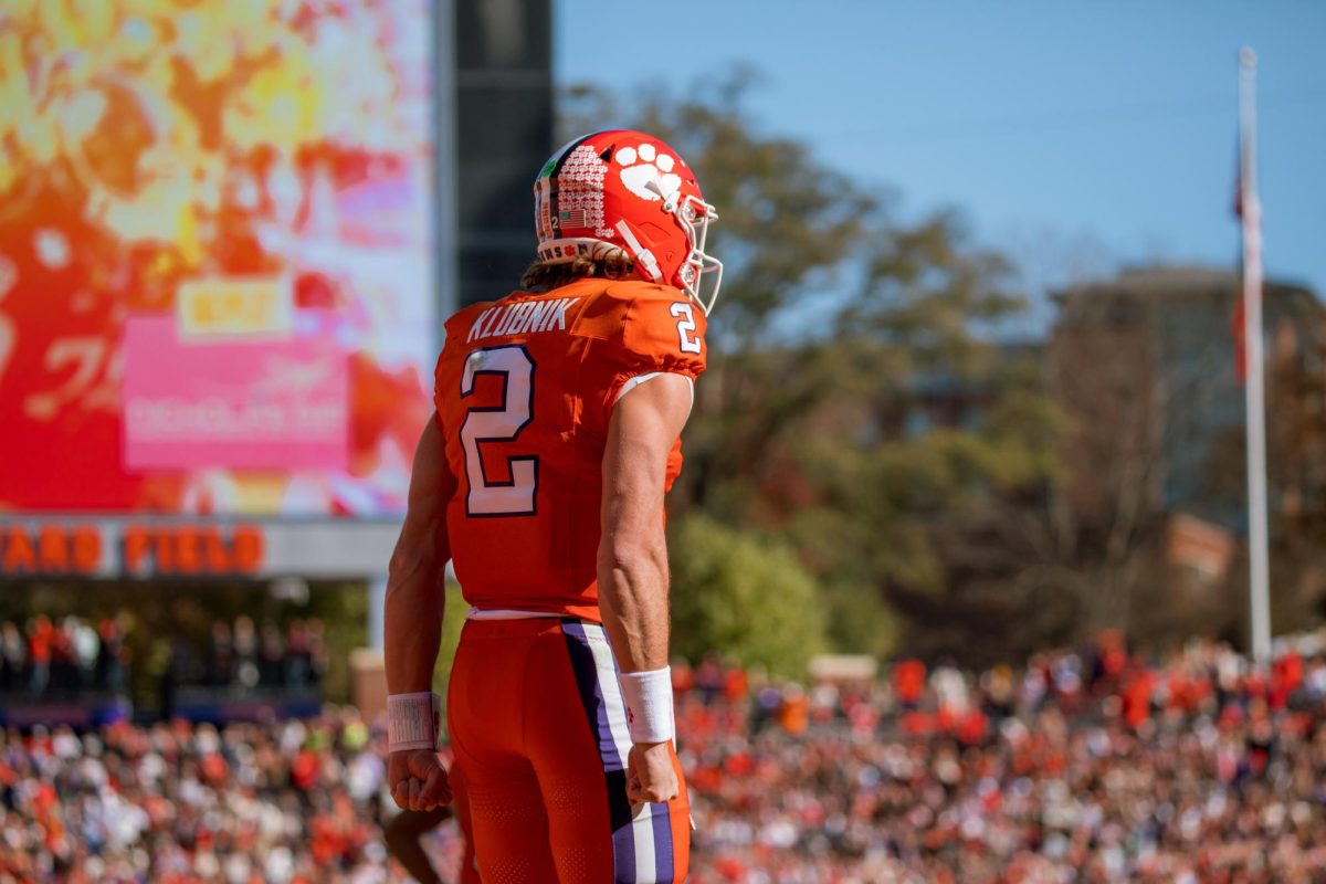 Quarterback Cade Klubnik played his best game of the season against North Carolina.