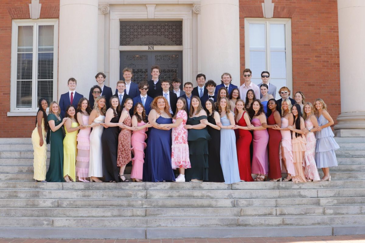 The Tiger Staff pictured at the spring 2025 Tiger Media formal. 