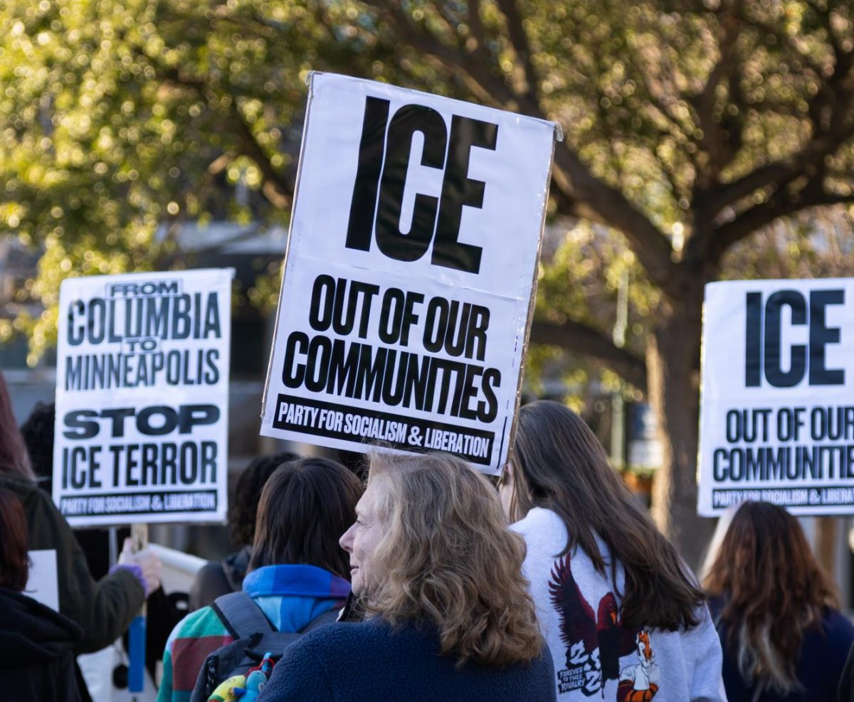 There was a protest on Jan. 20 in Columbia, South Carolina, protesting ICE immigration enforcement and President Donald Trump's second term.